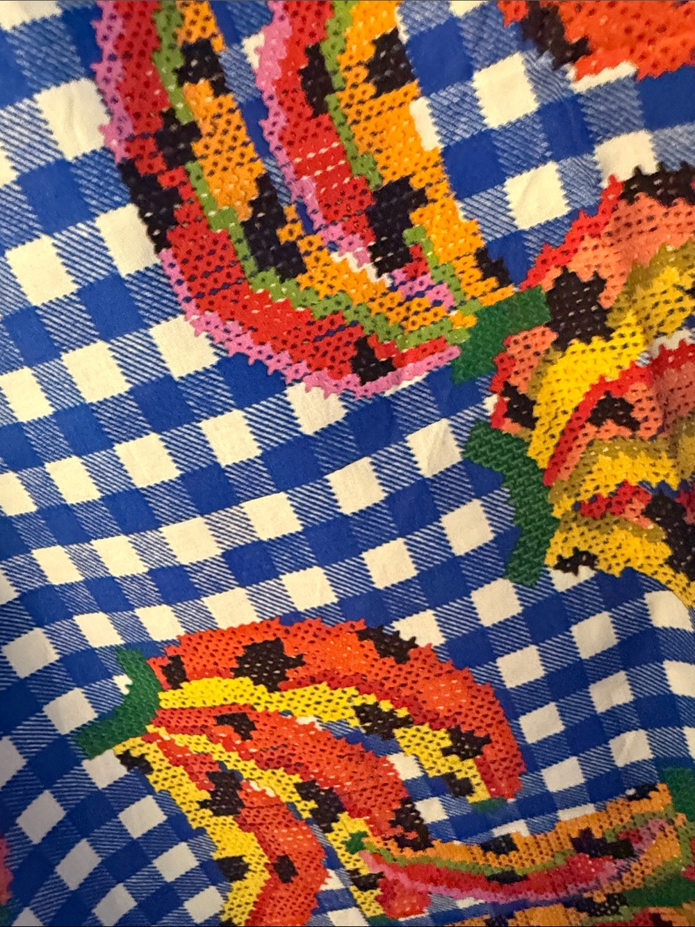 NWT Farm Rio x Anthropologie / Tiered Cotton Maxi Dress / L - Picture 4 of 7